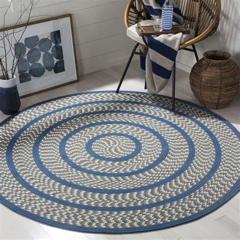 blue braided rugs on clearance.